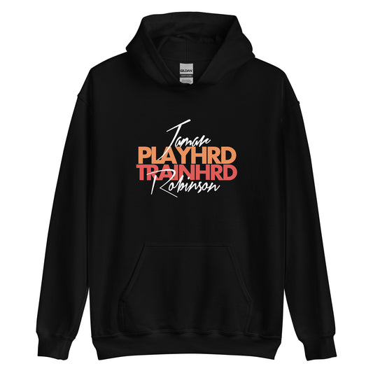 PLAYHRDTRAINHRD Hoodie — Pre-Order